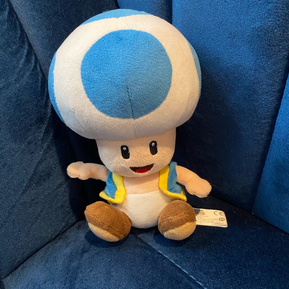 Blue Toad Plush